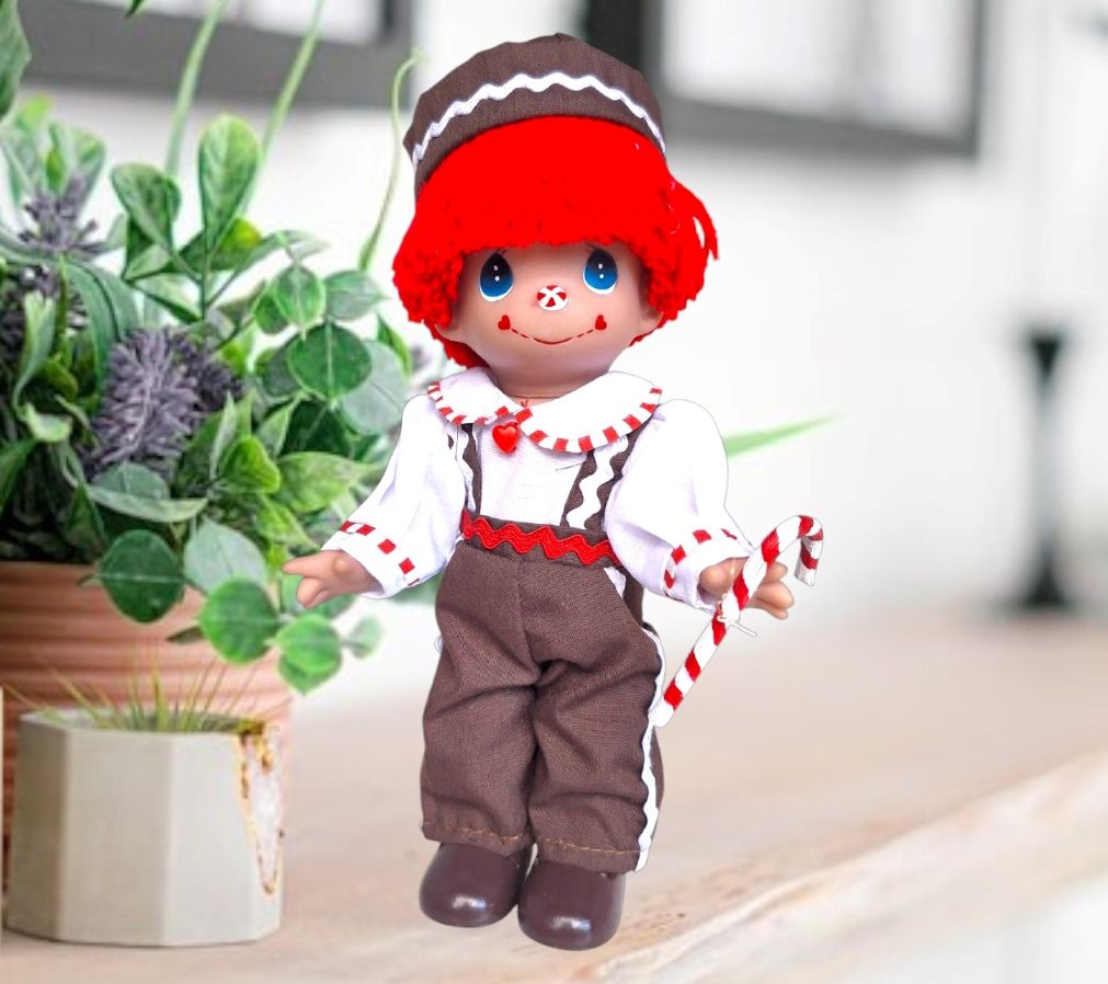 Precious Moments 7" Gingerbread Raggedy Andy dolls