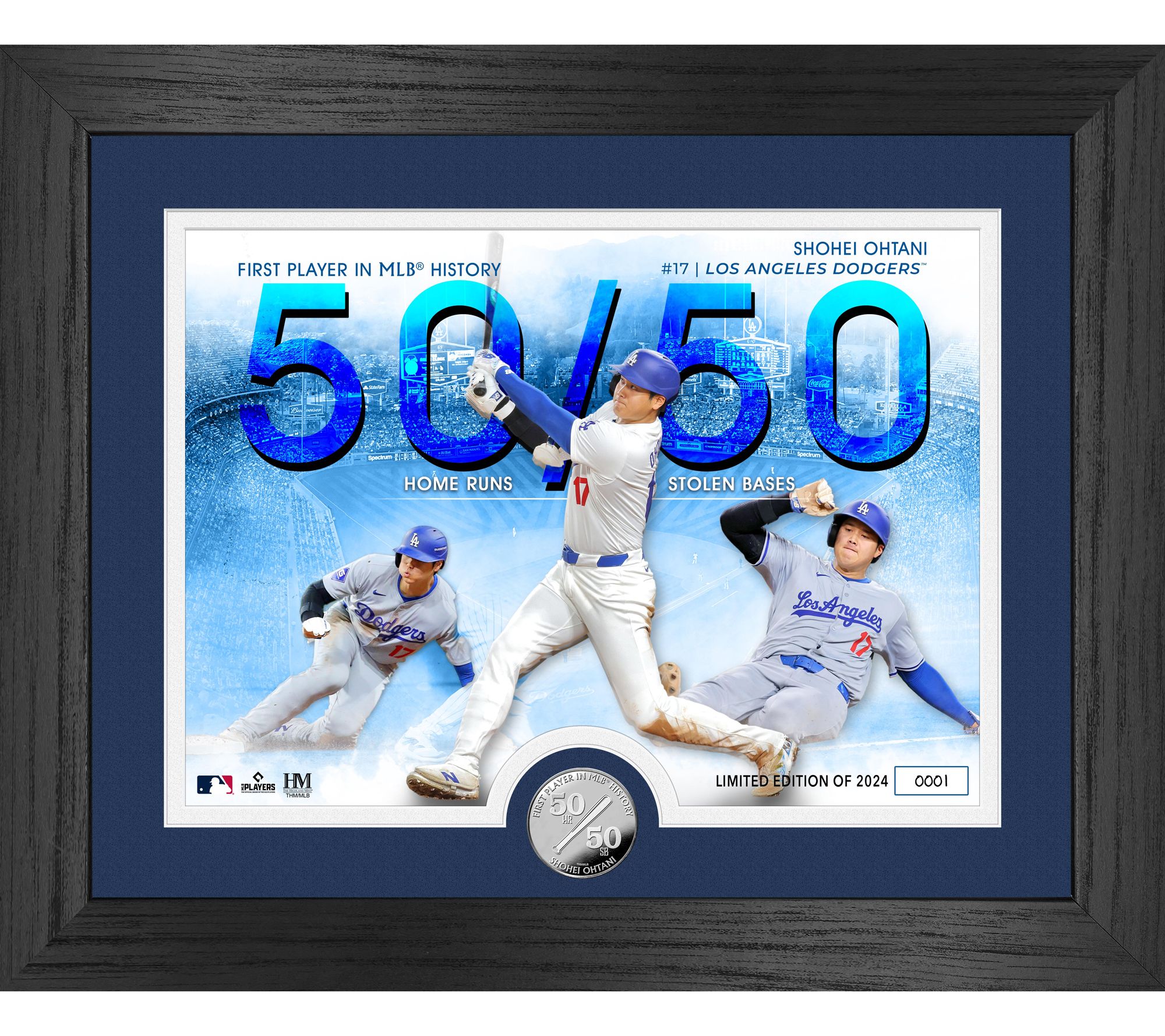 Highland Mint Shohei Ohtani MLB 50/50 Silver Coin Photo