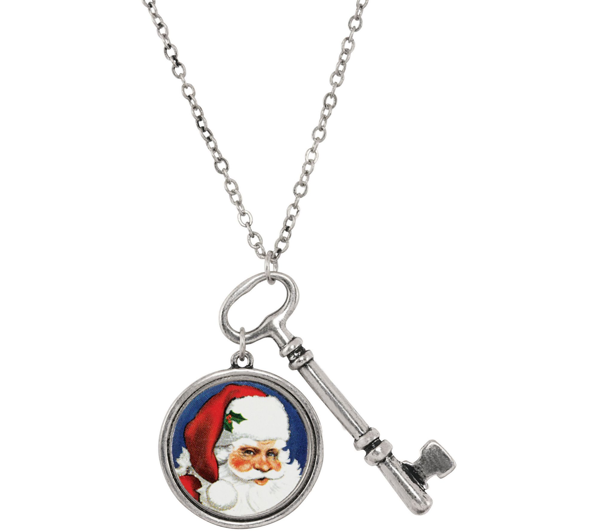 Santa's Magic Key with Colorized Washington Quarter