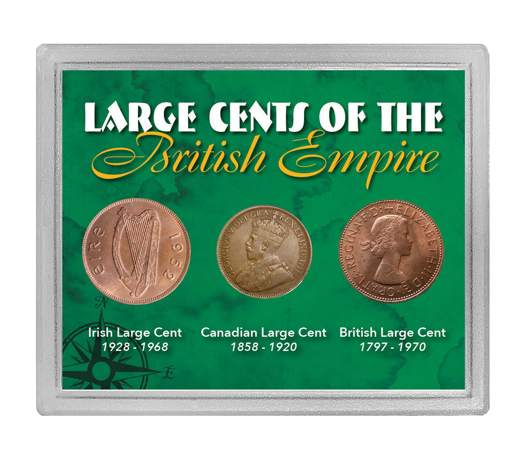 American Coin Large Cents of the British EmpireSet