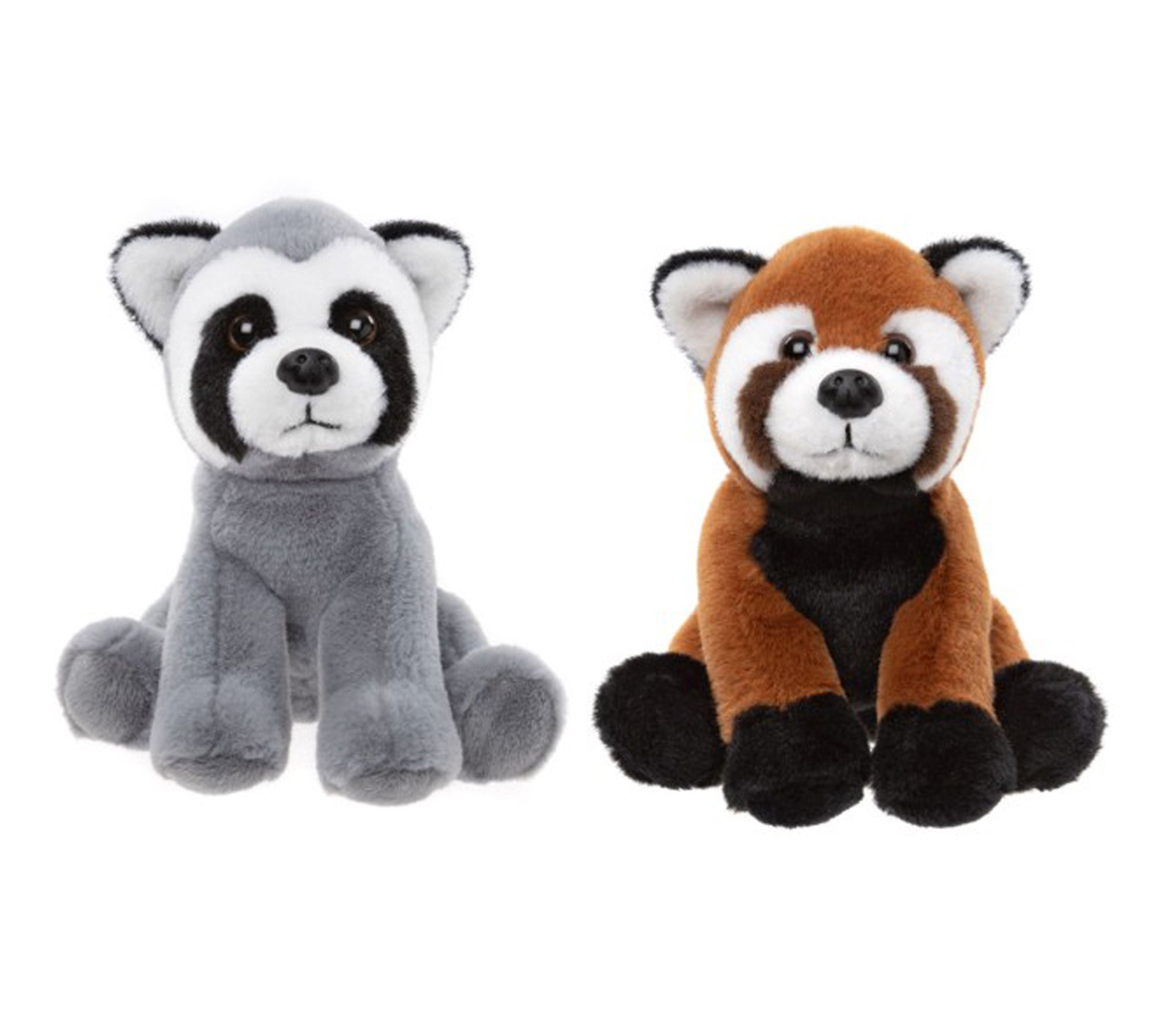 Charlie Bears Cuddle Cub Racoon and Red Panda Bundle