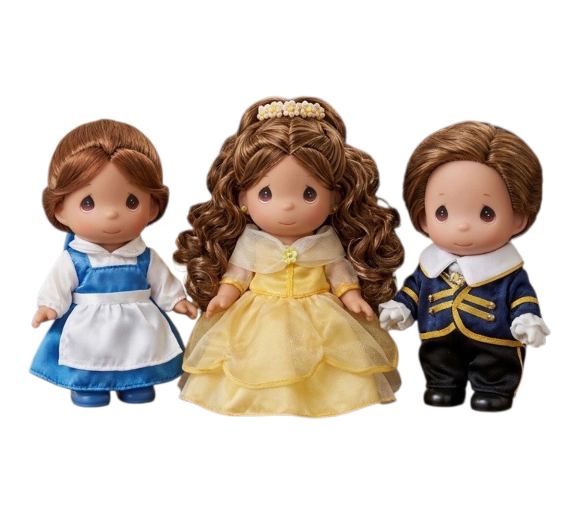 Precious Moments Beauty & the Beast Mini Dolls 3 Piece Set | QVC