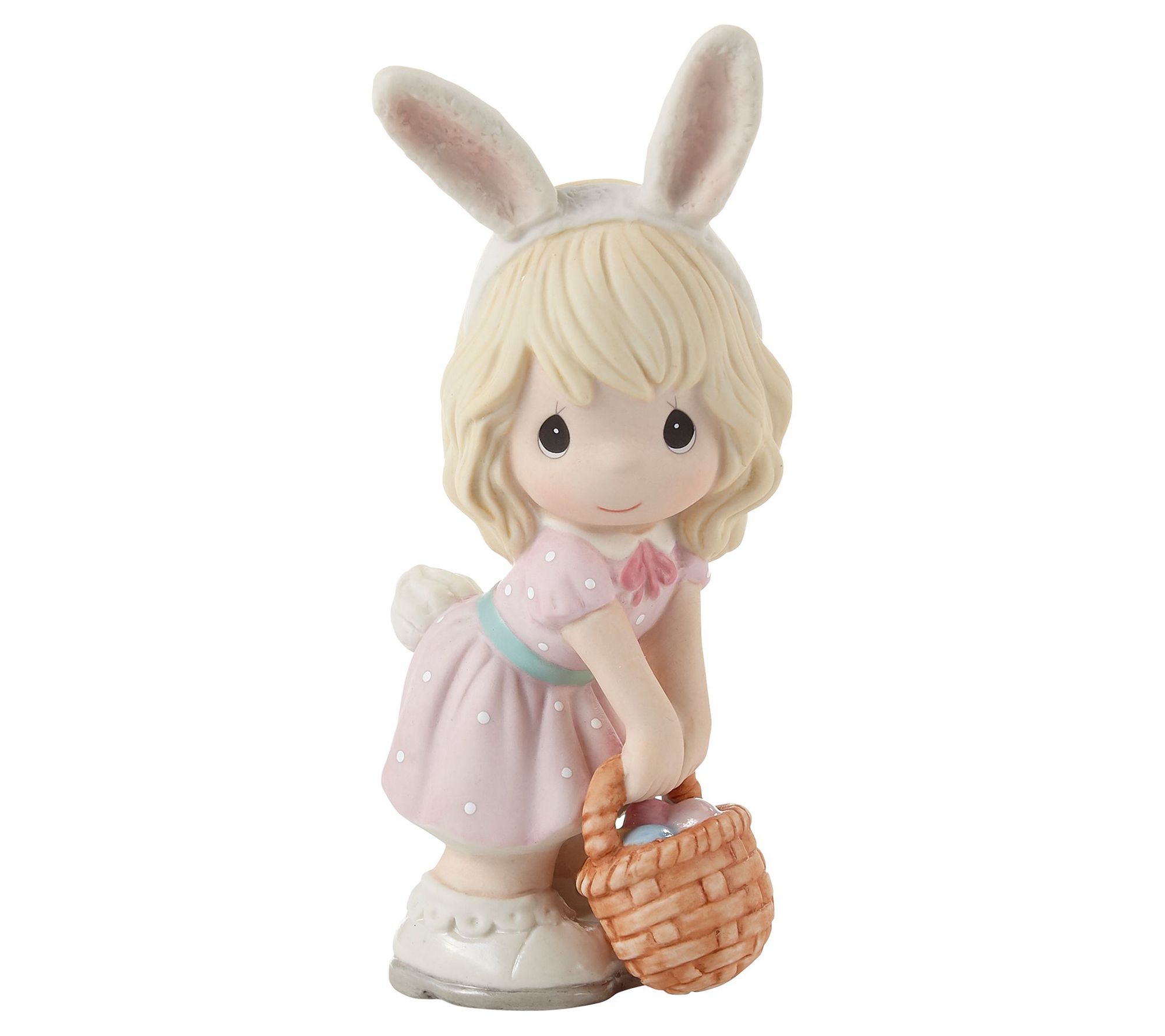 Precious Moments' Girl in Easter Outfit w/ Bunny ears figurine