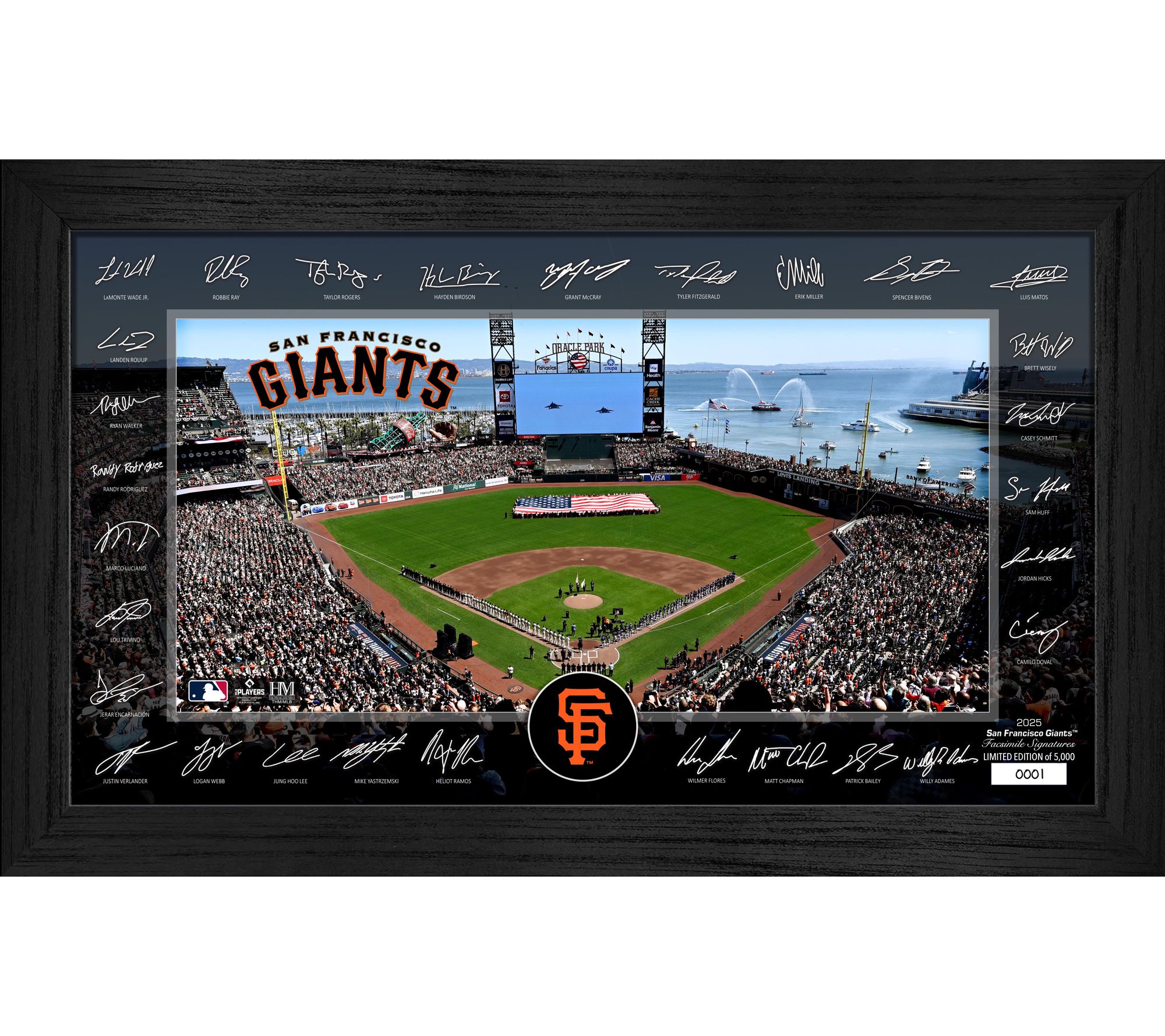 Highland Mint San Francisco Giants 2025 Signature Field Frame
