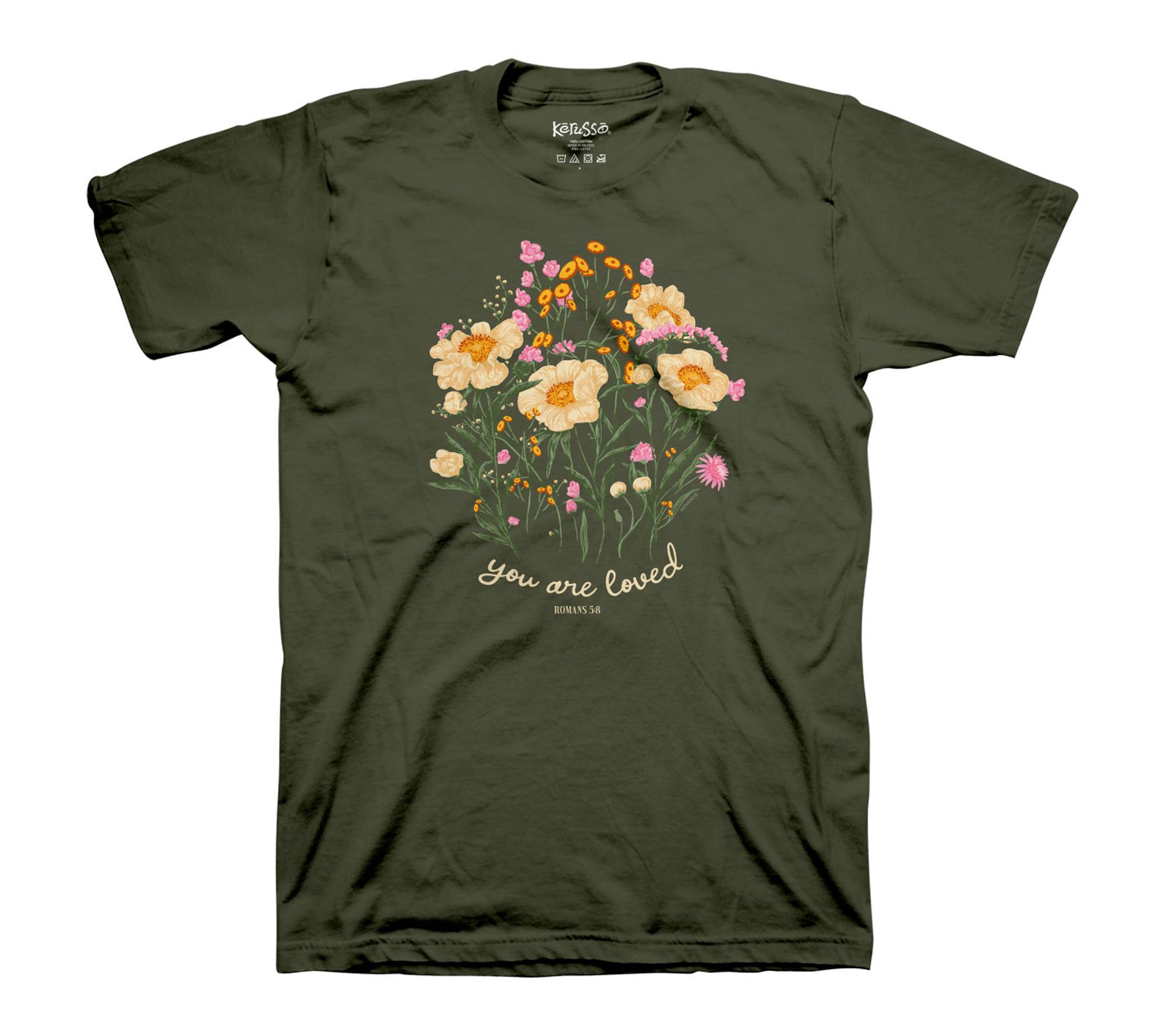 Kerusso Adult T - You Are Loved Bouquet
