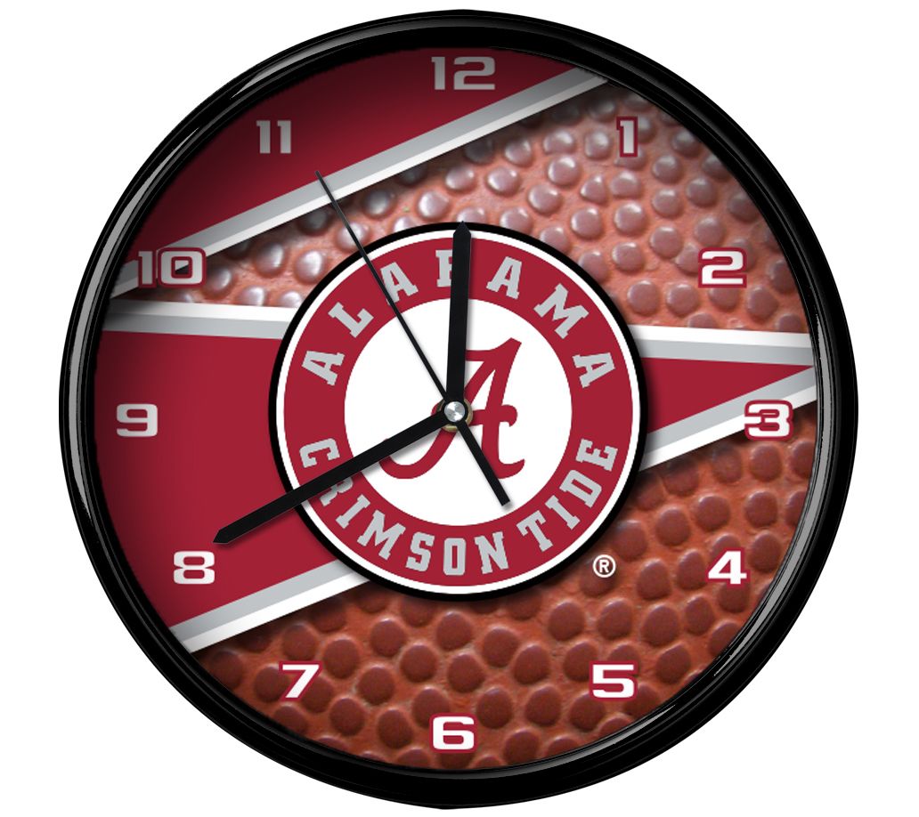 NCAA 12" Football Clock
