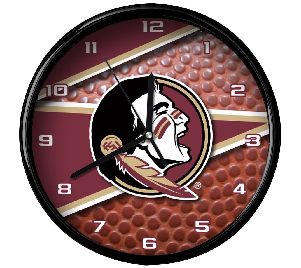 NCAA 12" Football Clock
