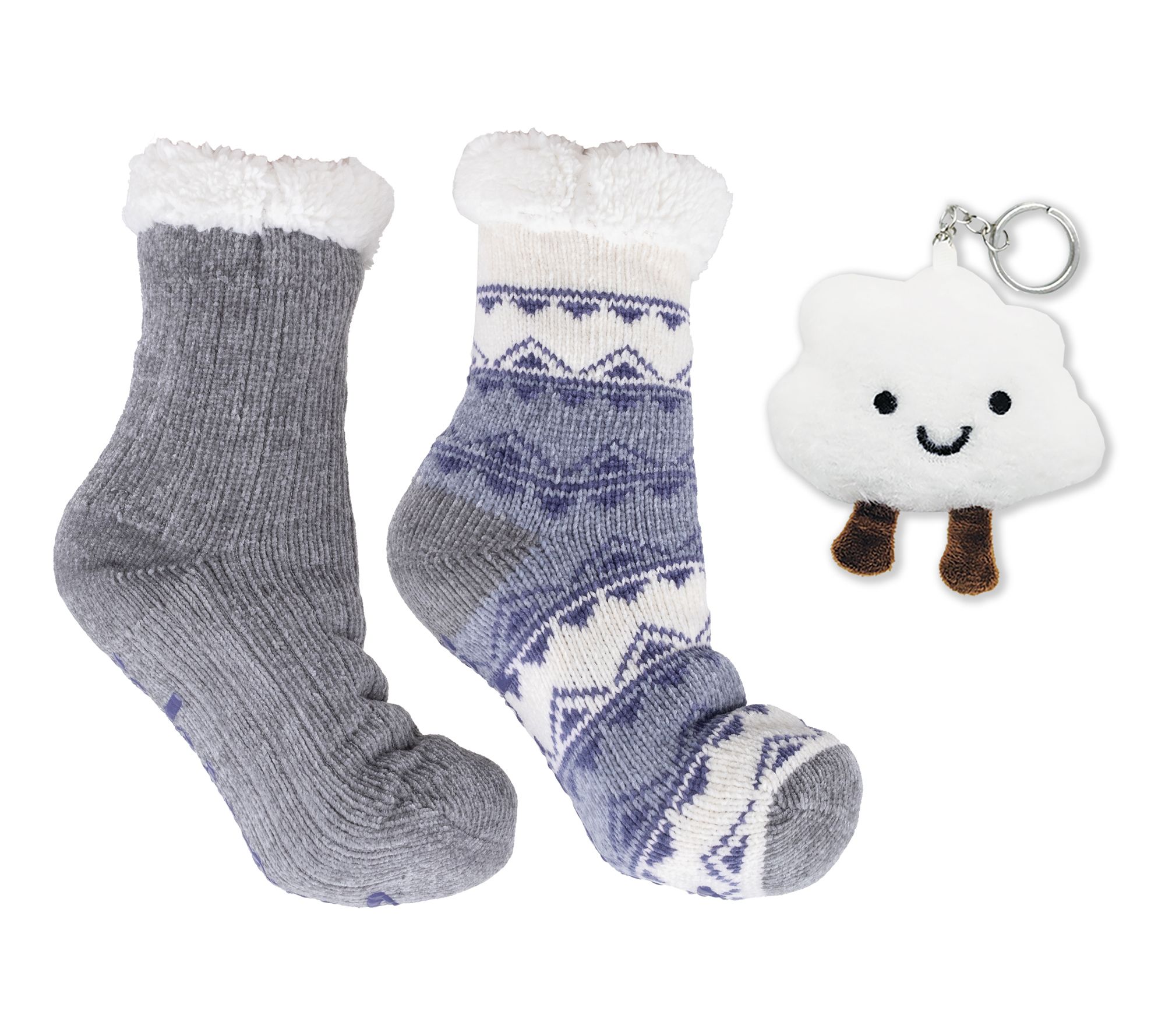 MinxNY S/2 Velvet Rose Socks w/ Shea Butter & Rose