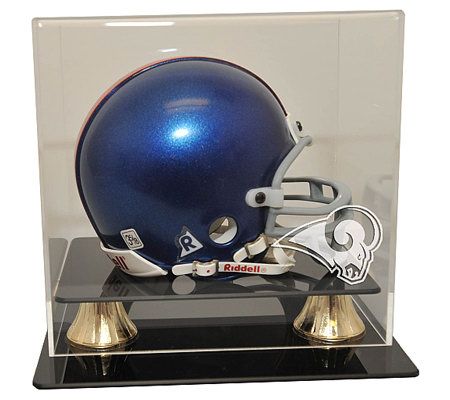 NFL St. Louis Rams Mini Helmet Display Case 