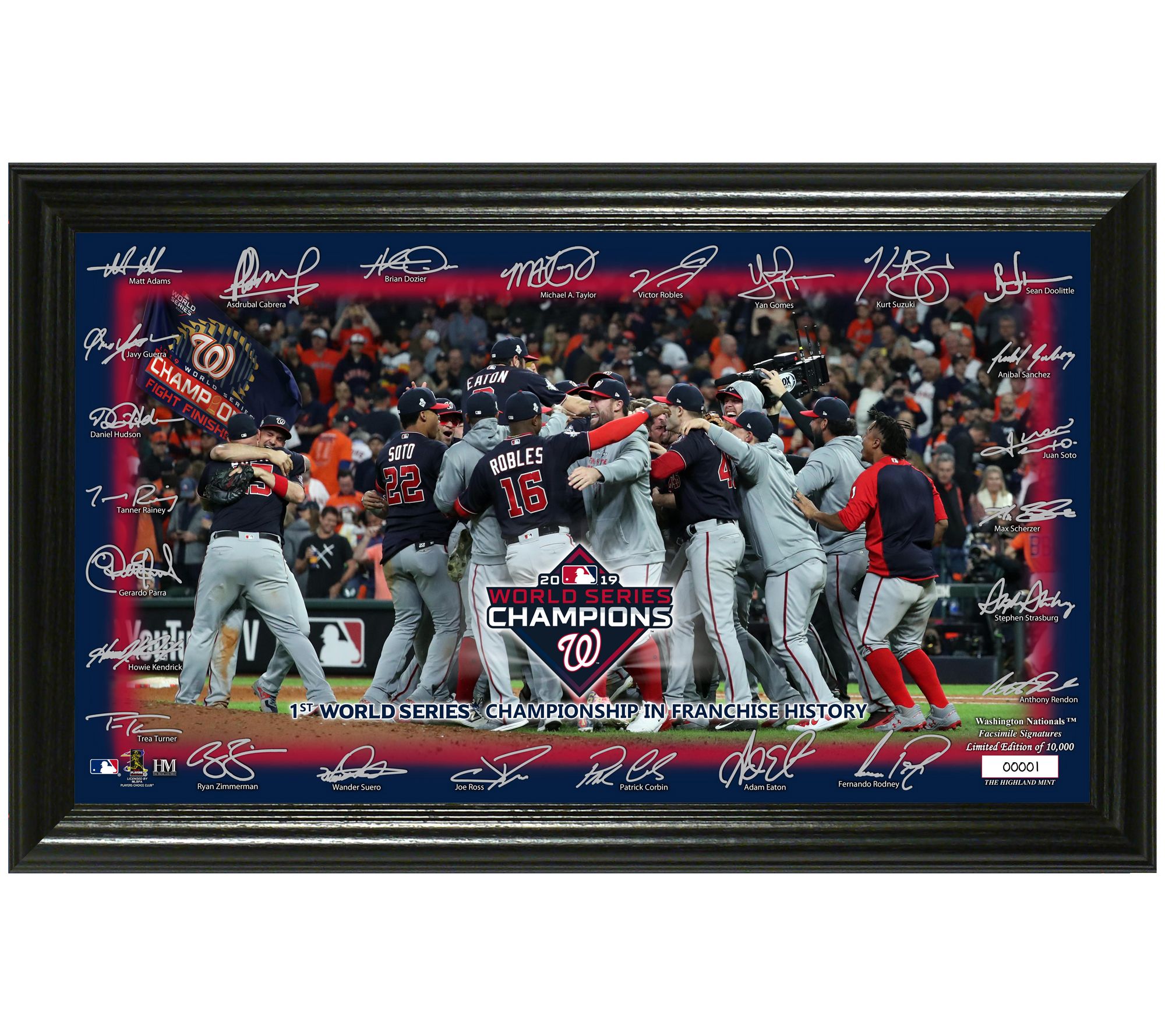 Premium Washington Nationals 2019 World Series Champions Signature