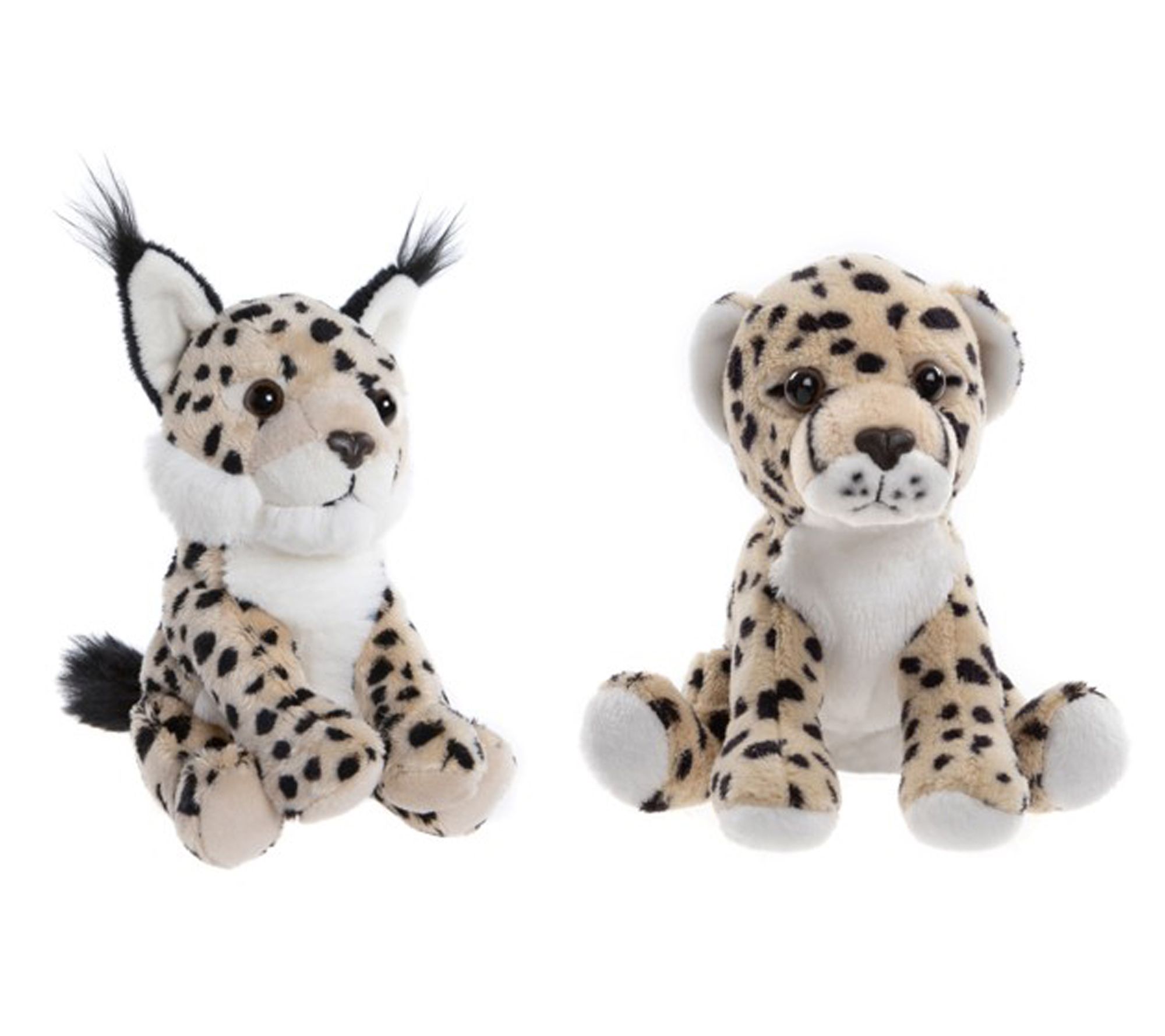 Charlie Bears Cuddle Cub Big Cat Leopard and Lynx Bundle