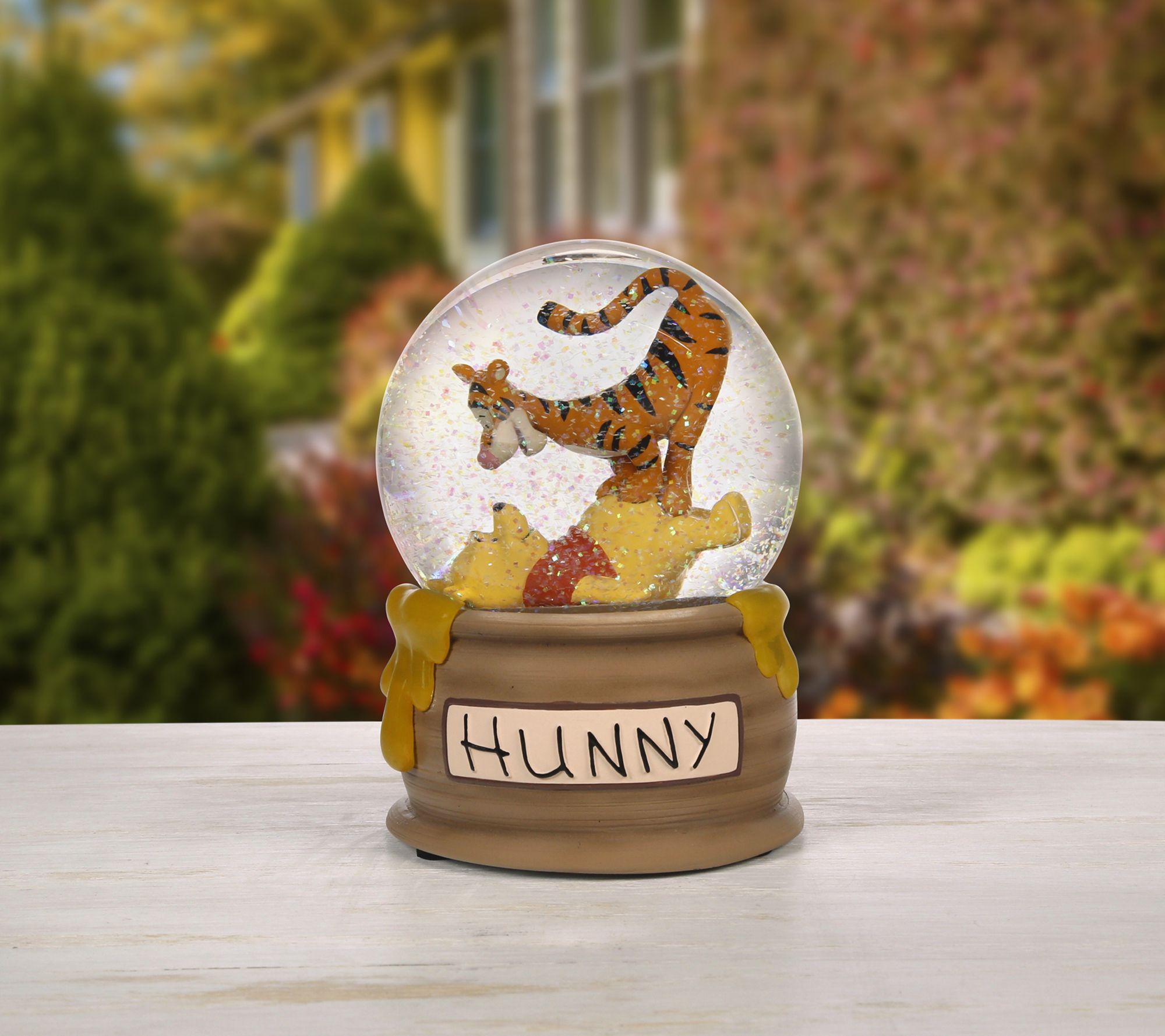 Precious Moments Disney Pooh and Tigger Snow Globe