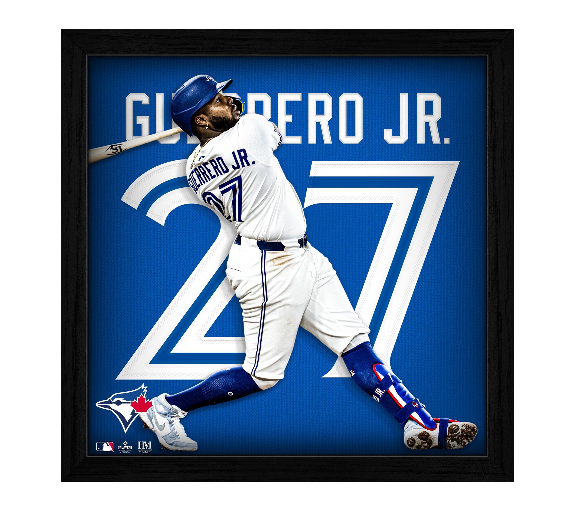 Highland Mint Vladimir Guerrero Jr. Blue Jays Jersey Frame