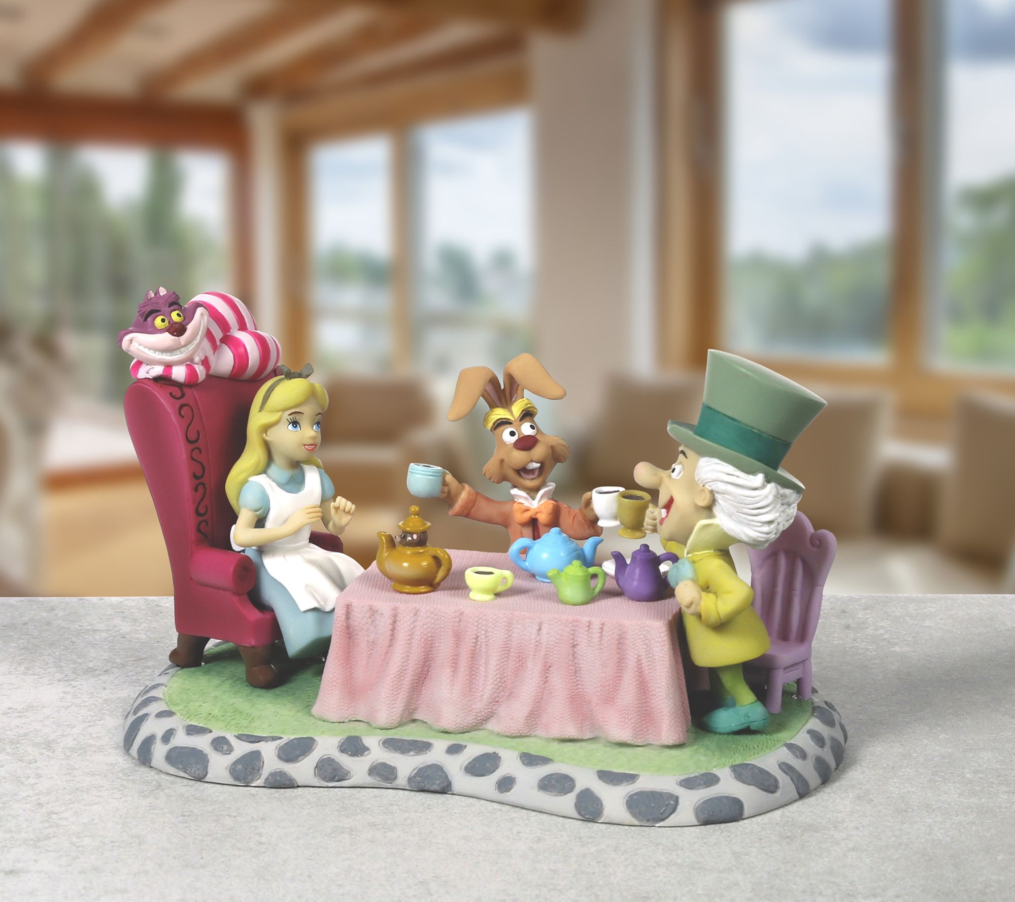 Precious Moments Disney Alice Tea Party Figurine