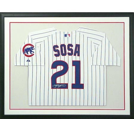 Sammy Sosa Autographed Framed Jersey 
