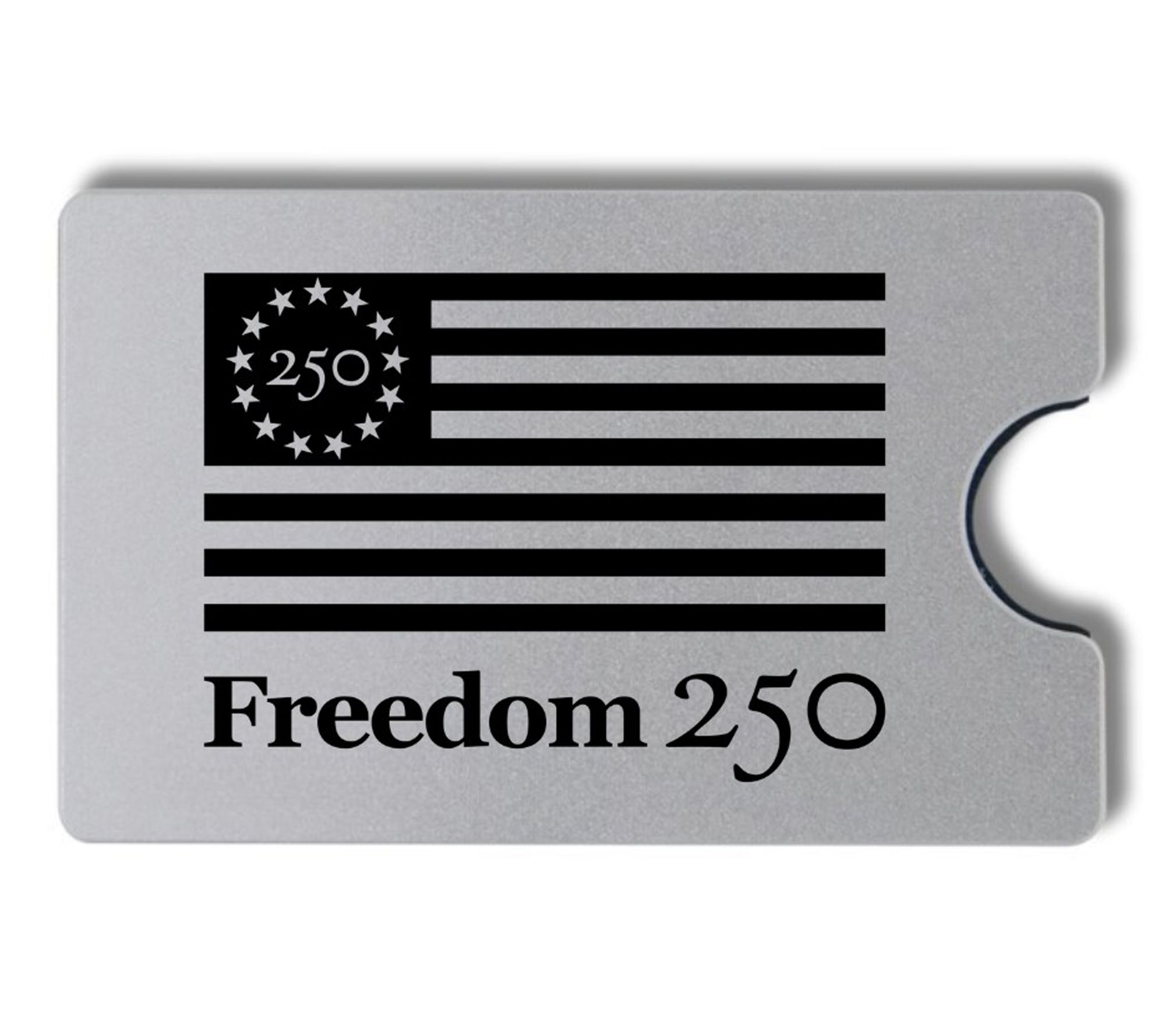 Freedom 250 Smart Wallet Card Holder Money Clip