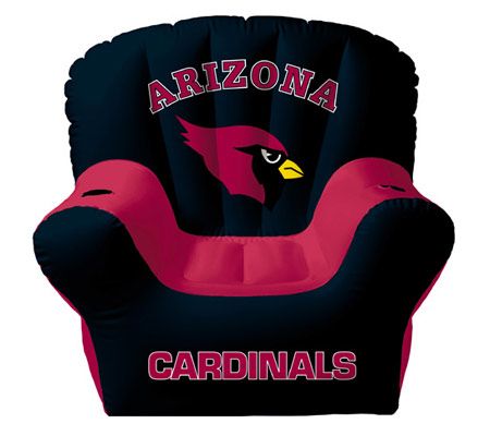 Arizona Cardinals Inflatable Chair with two drink holders - QVC.com