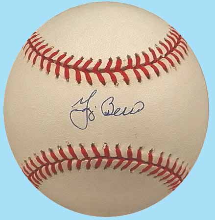 Yogi Berra Autographed Baseball