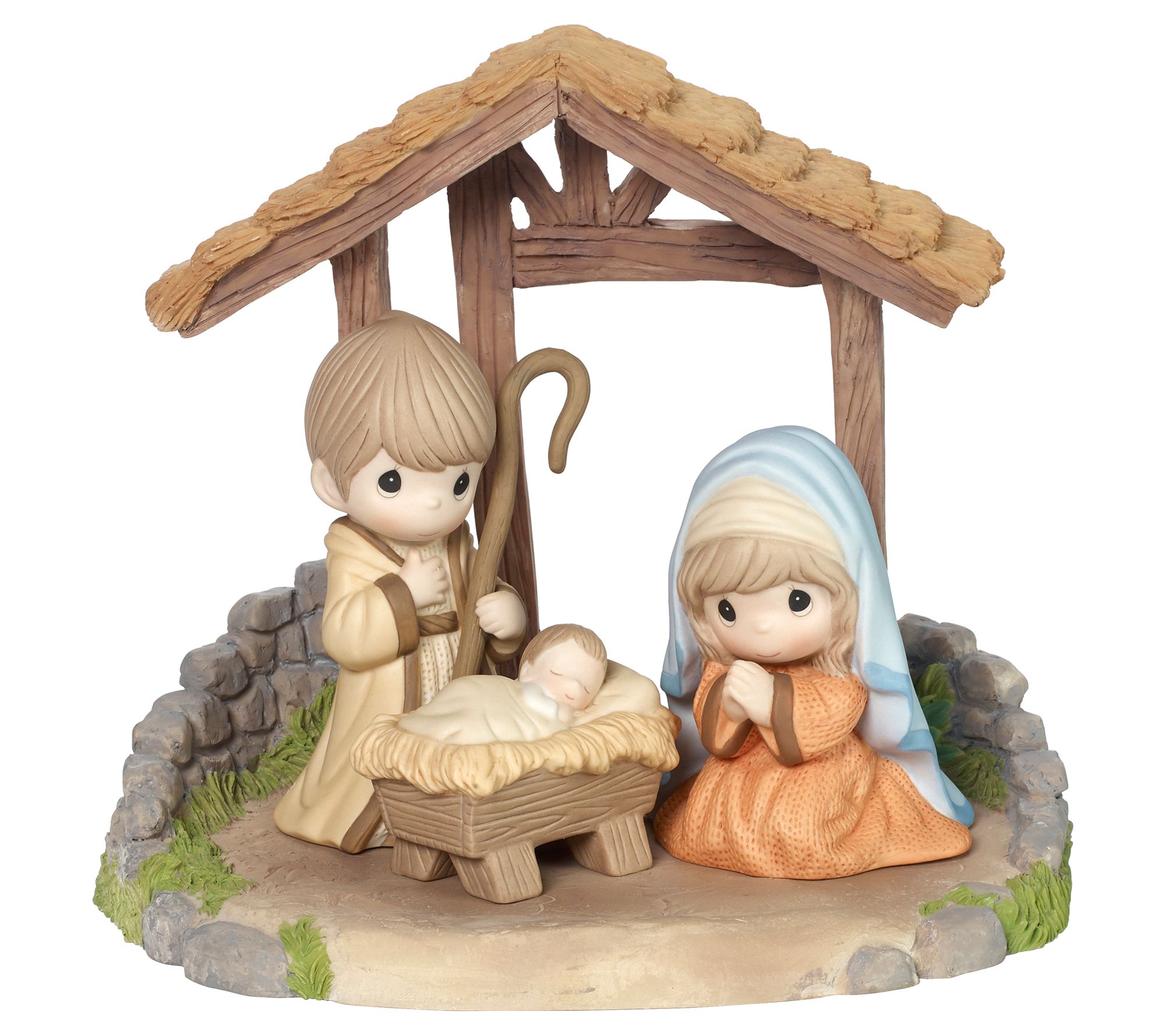 precious moments mini pewter nativity set