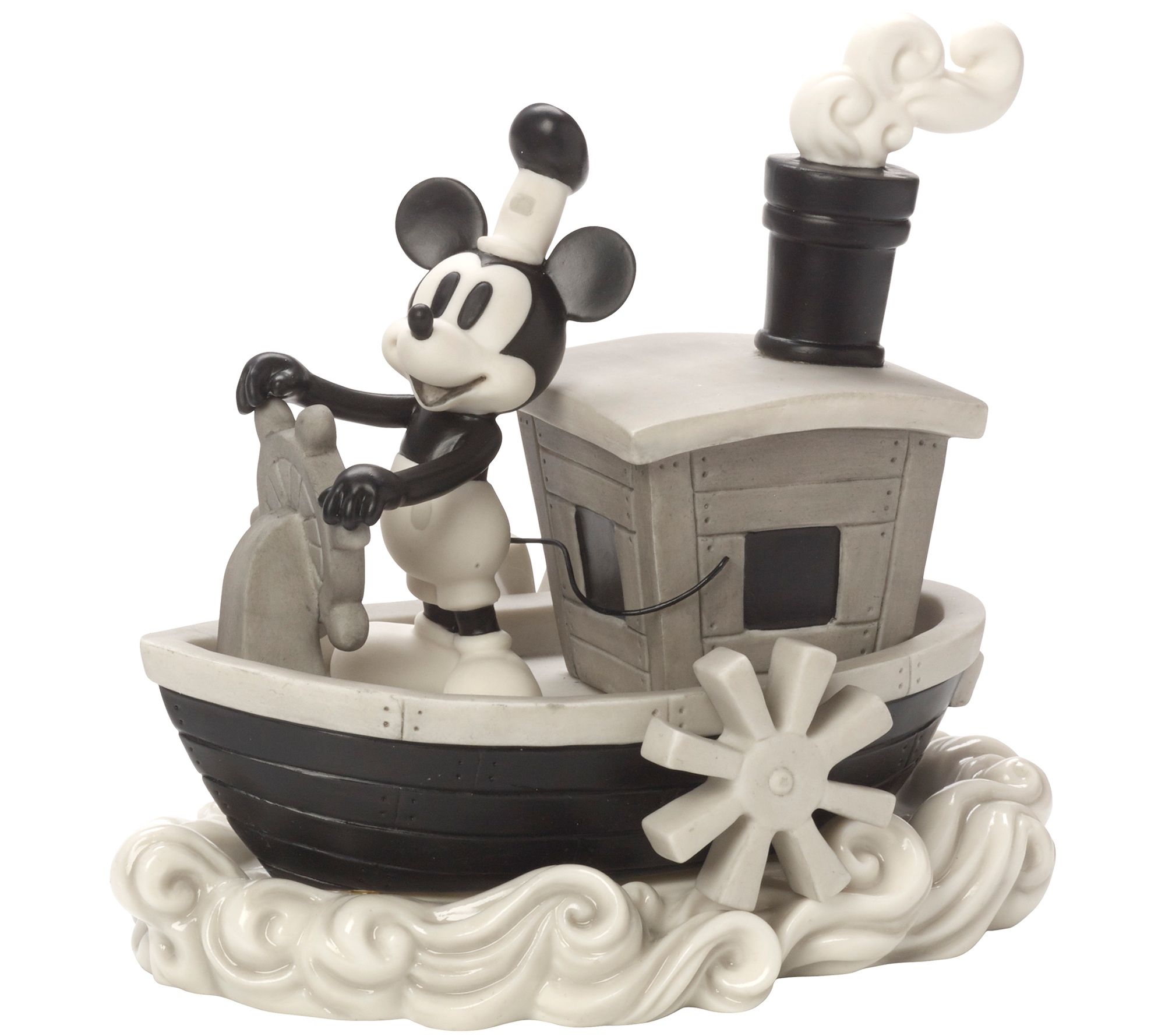 Precious Moments Disney Mickey Mouse SteamboatWilli Figure - QVC.com