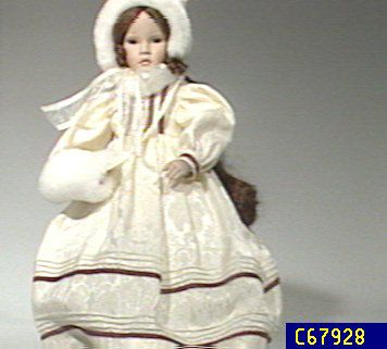 Alexis 21-inch Porcelain Doll by Pauline - QVC.com