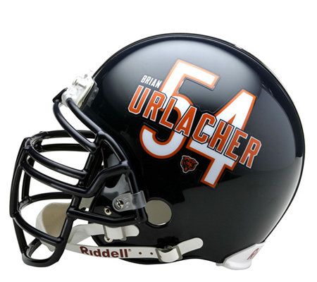 NFL Bears Brian Urlacher Authentic Pro Line Player Helmet QVC