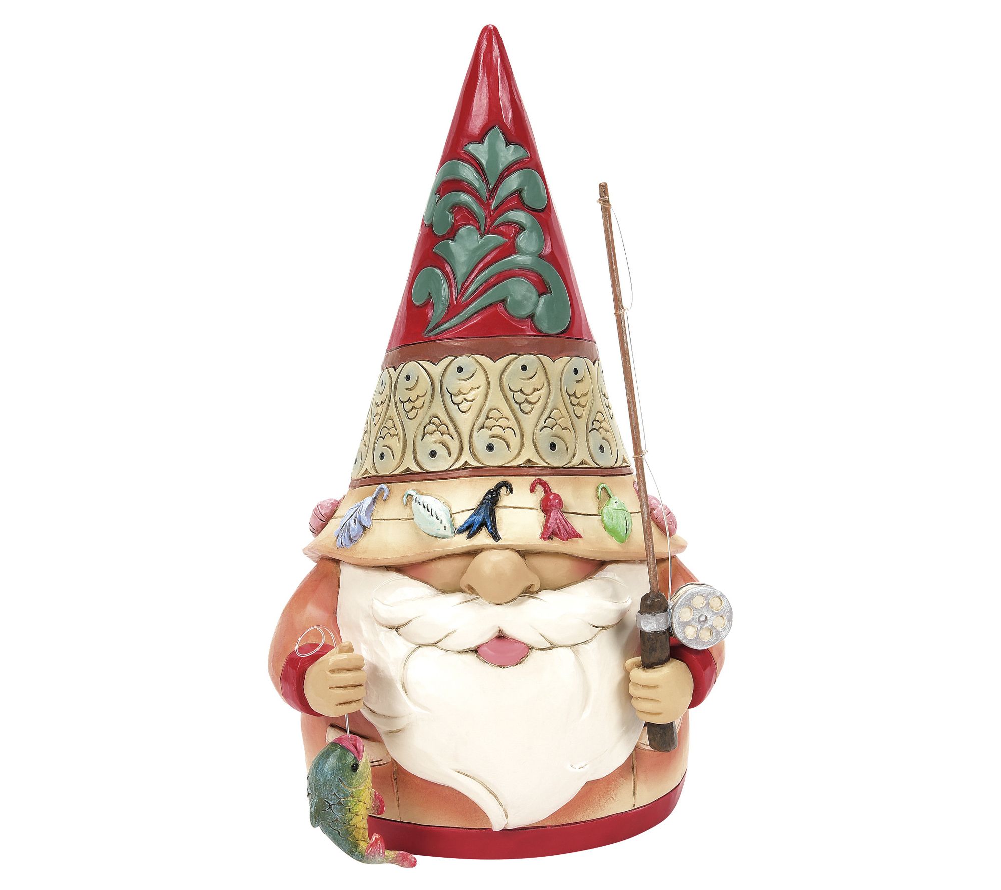 Jim Shore Fishing Gnome Figurine