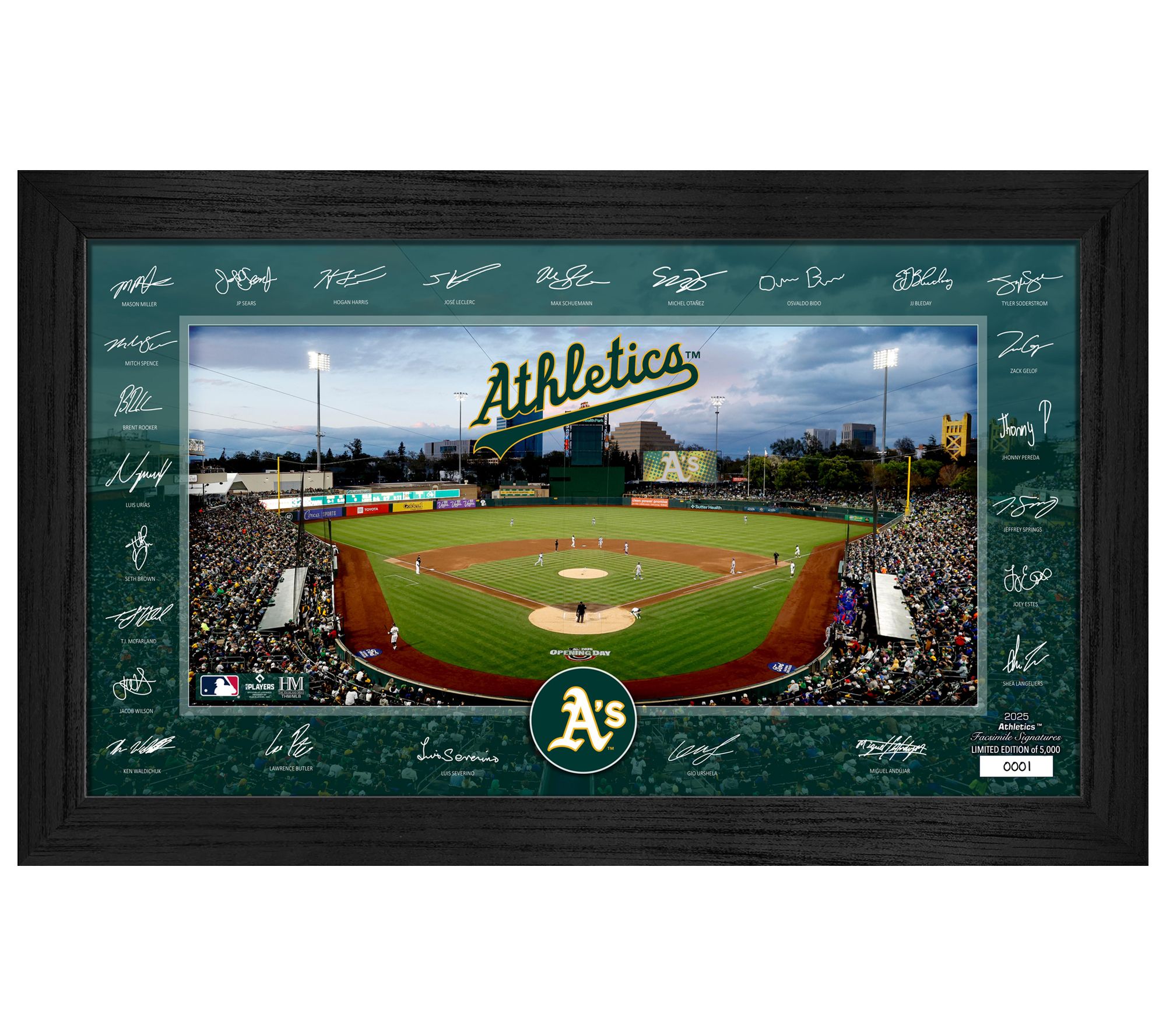 Highland Mint Oakland Athletics 2025 SignatureField Frame