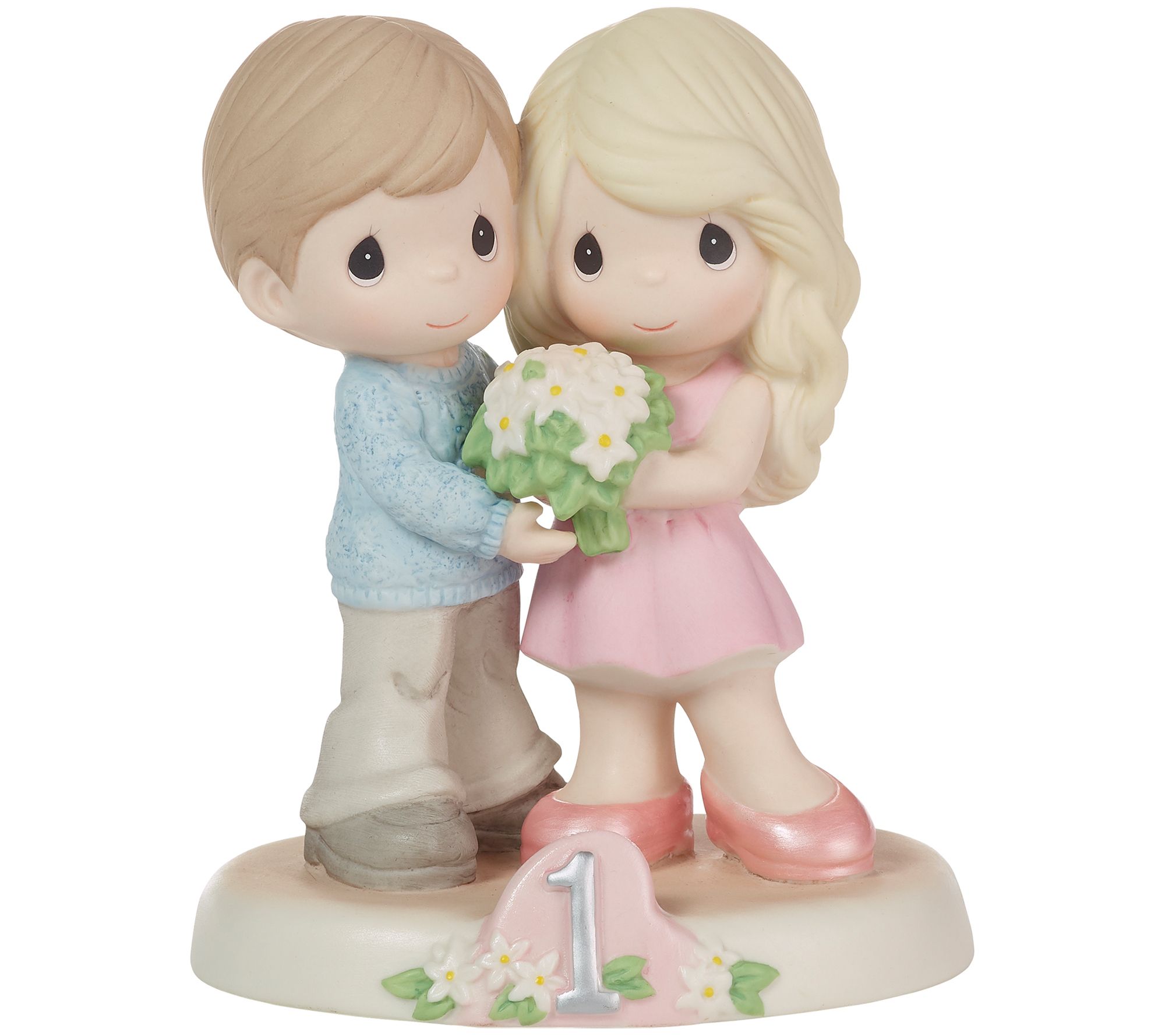 Precious Moments One Blossoming Year Together Figurine