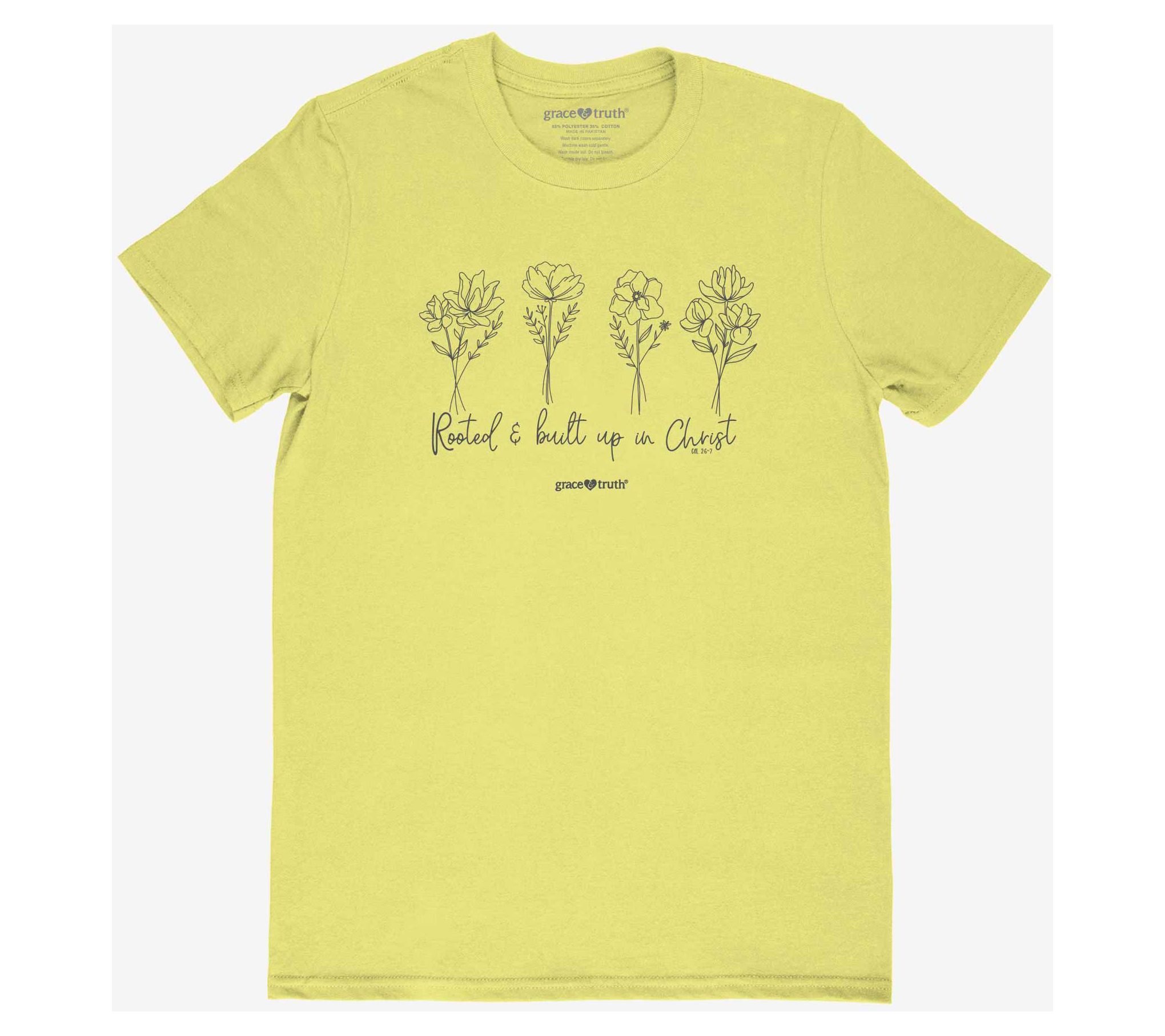 grace & truth Women's T - Rooted And Built Up