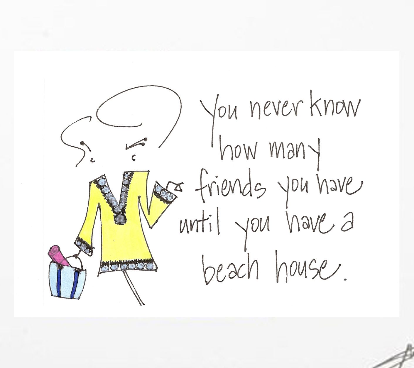 Mary Phillips Designs  Beach House 8x10 FramedArt