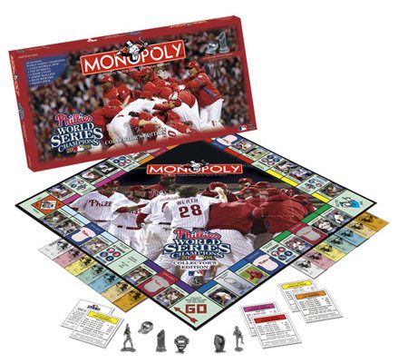 2008 Phillies Monopoly Collectors Edition Board Game Signed by 32 Players  and Coaches at 's Sports Collectibles Store