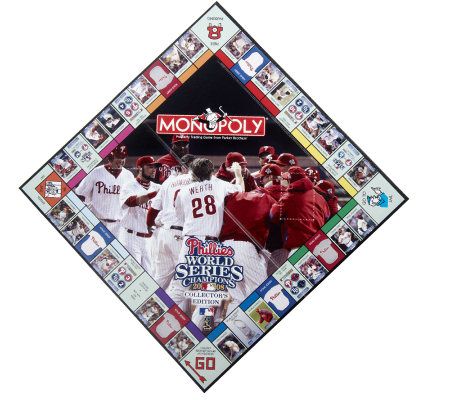 2008 Phillies Monopoly Collectors Edition Board Game Signed by 32 Players  and Coaches at 's Sports Collectibles Store