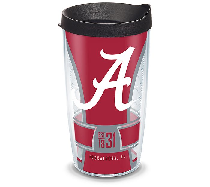 Tervis Collegiate 24 oz Water Bottle-Alabama