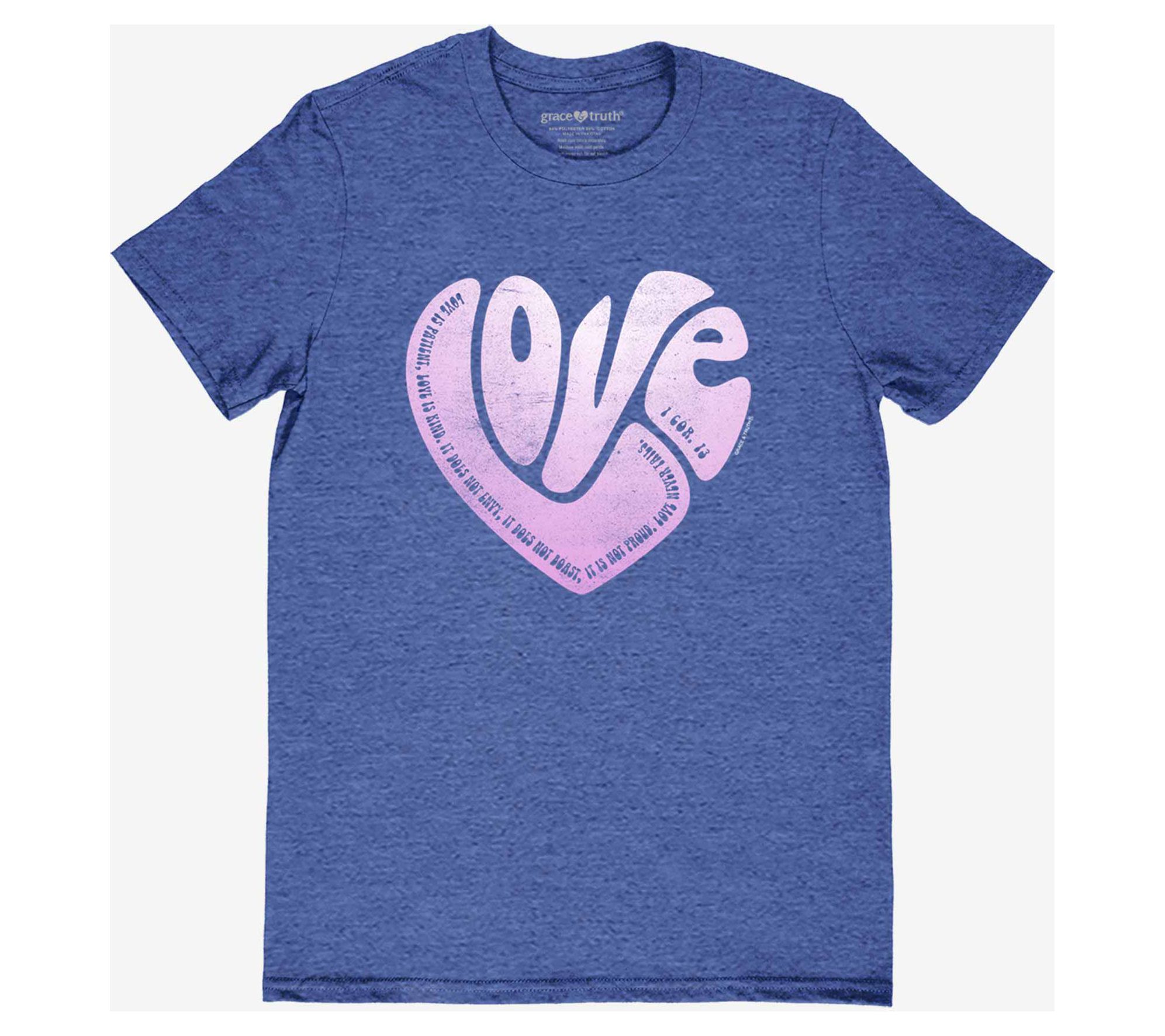 grace & truth Women's T - Love Heart