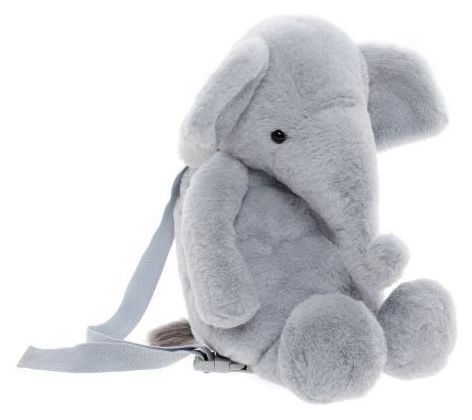 Charlie Bears Effie Elephant Plush Backpack