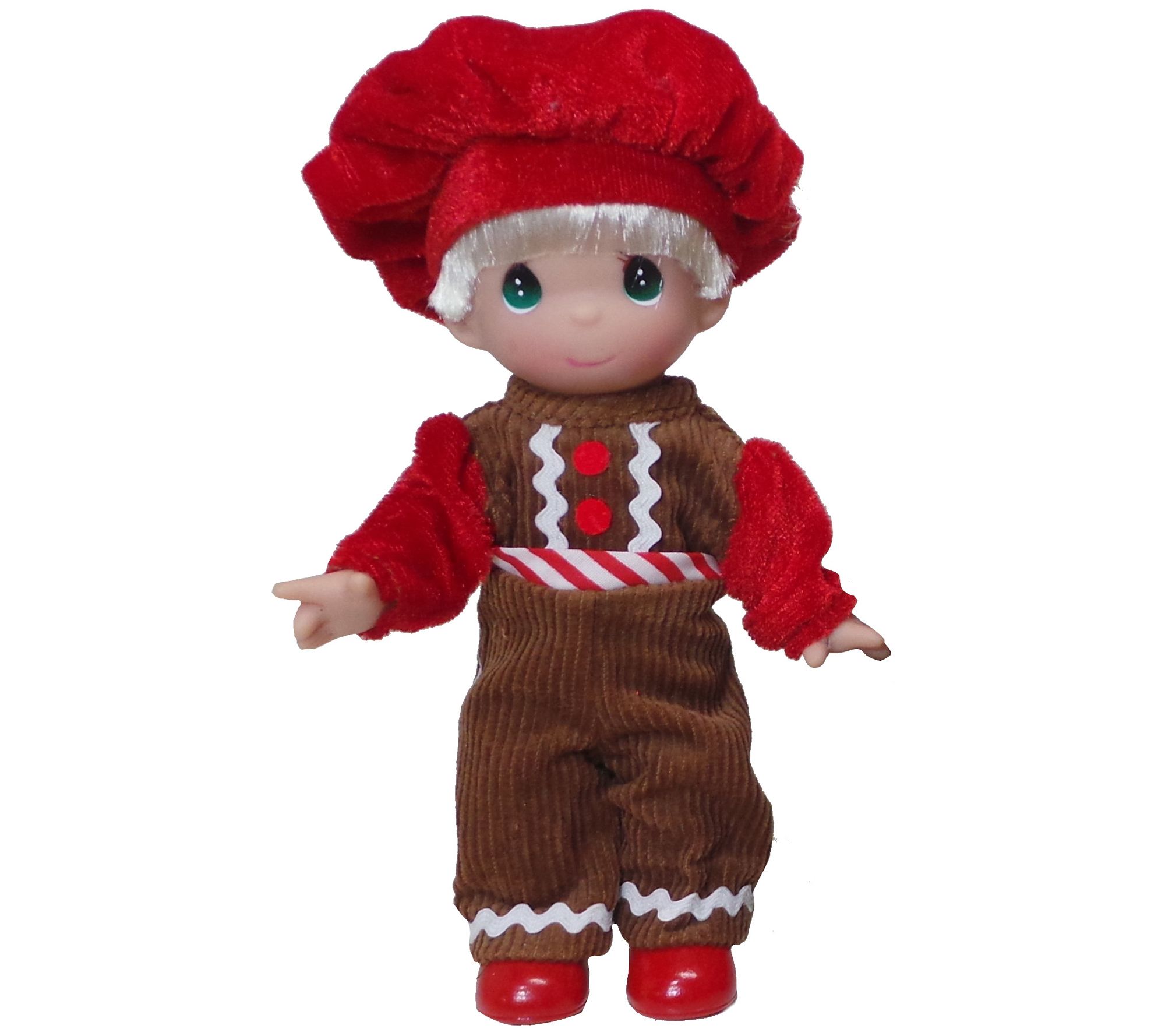 置物 Message CANDOLL Merry X'mas Chico Doll Maker 9in Christmas is Sweeter with You Boy | QVC