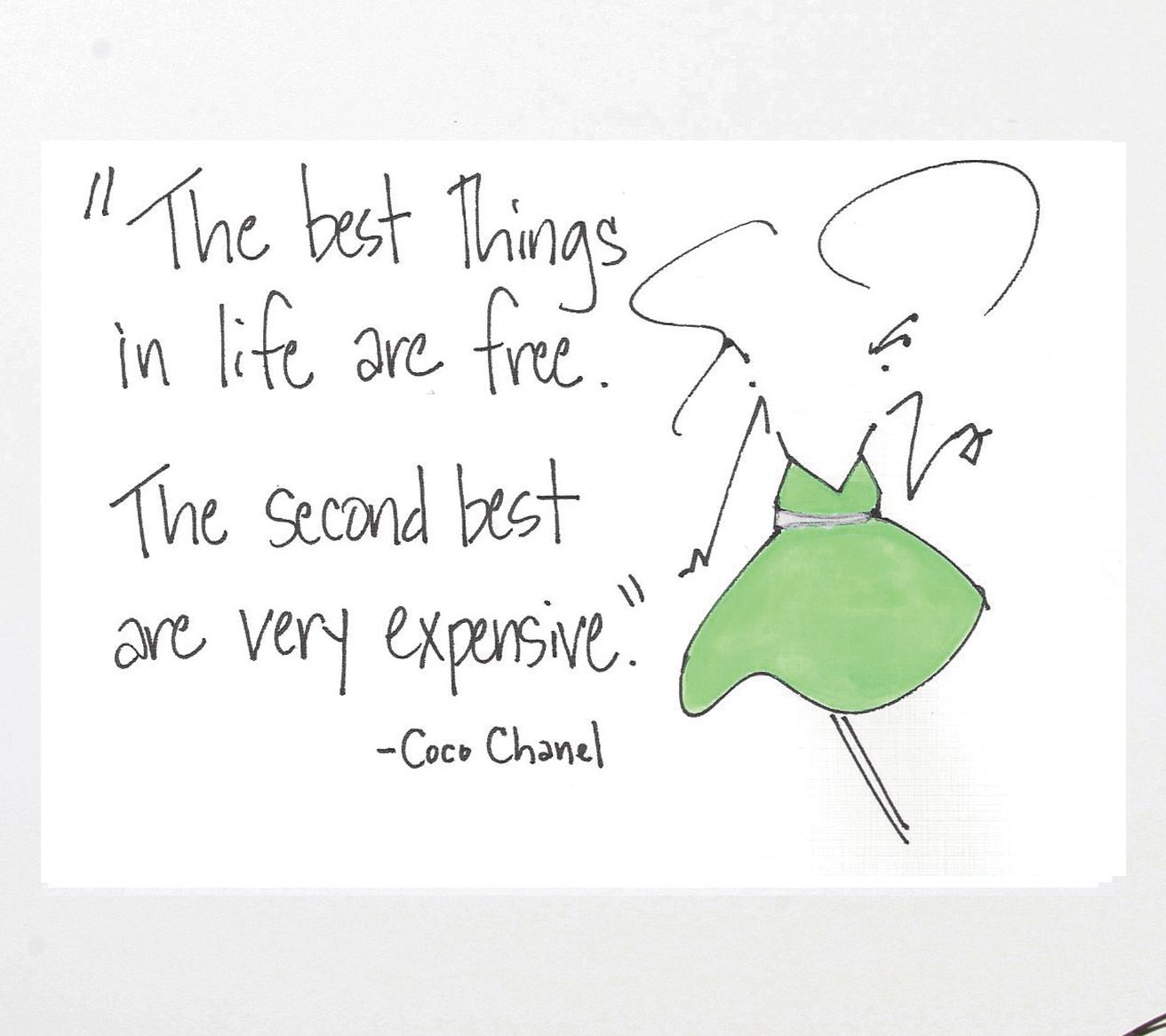 Mary Phillips Designs Best Things in Life 8x10Framed Art