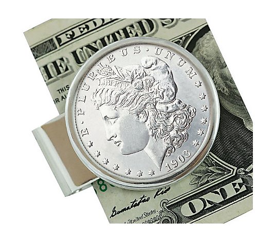 Sterling Silver Morgan Dollar Money Clip