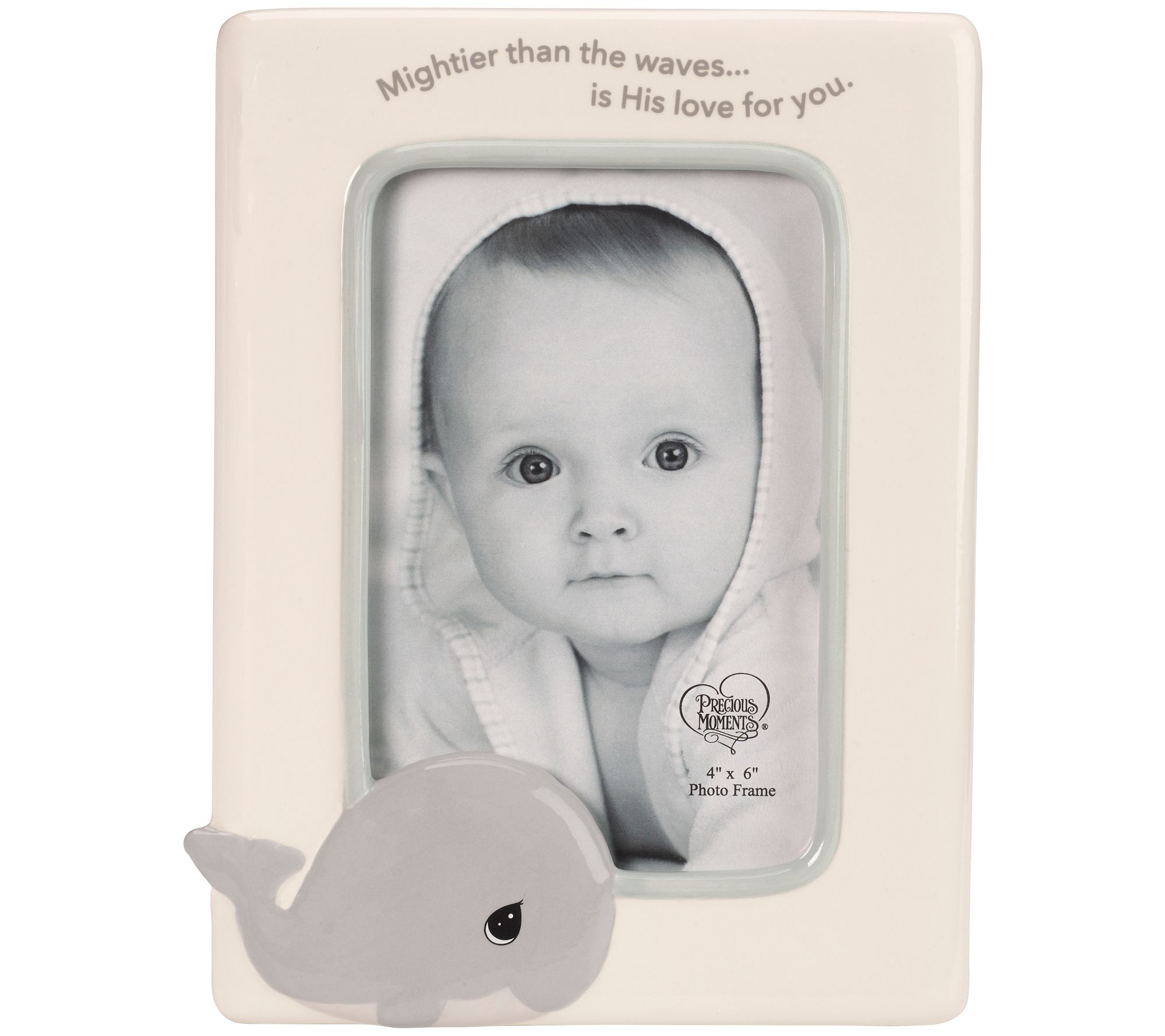 Precious Moments "Mightier Than The Waves" Whale Photo Frame
