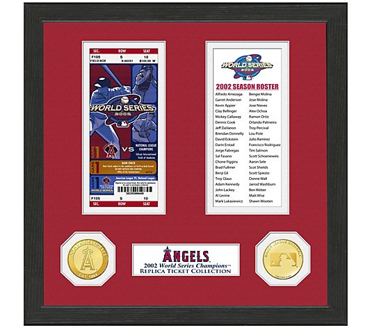 Los Angeles Angels World Series Ticket Collection