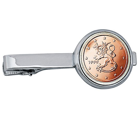 American Coin Treasures Finnish 2 Euro Bar CoinTie Clip