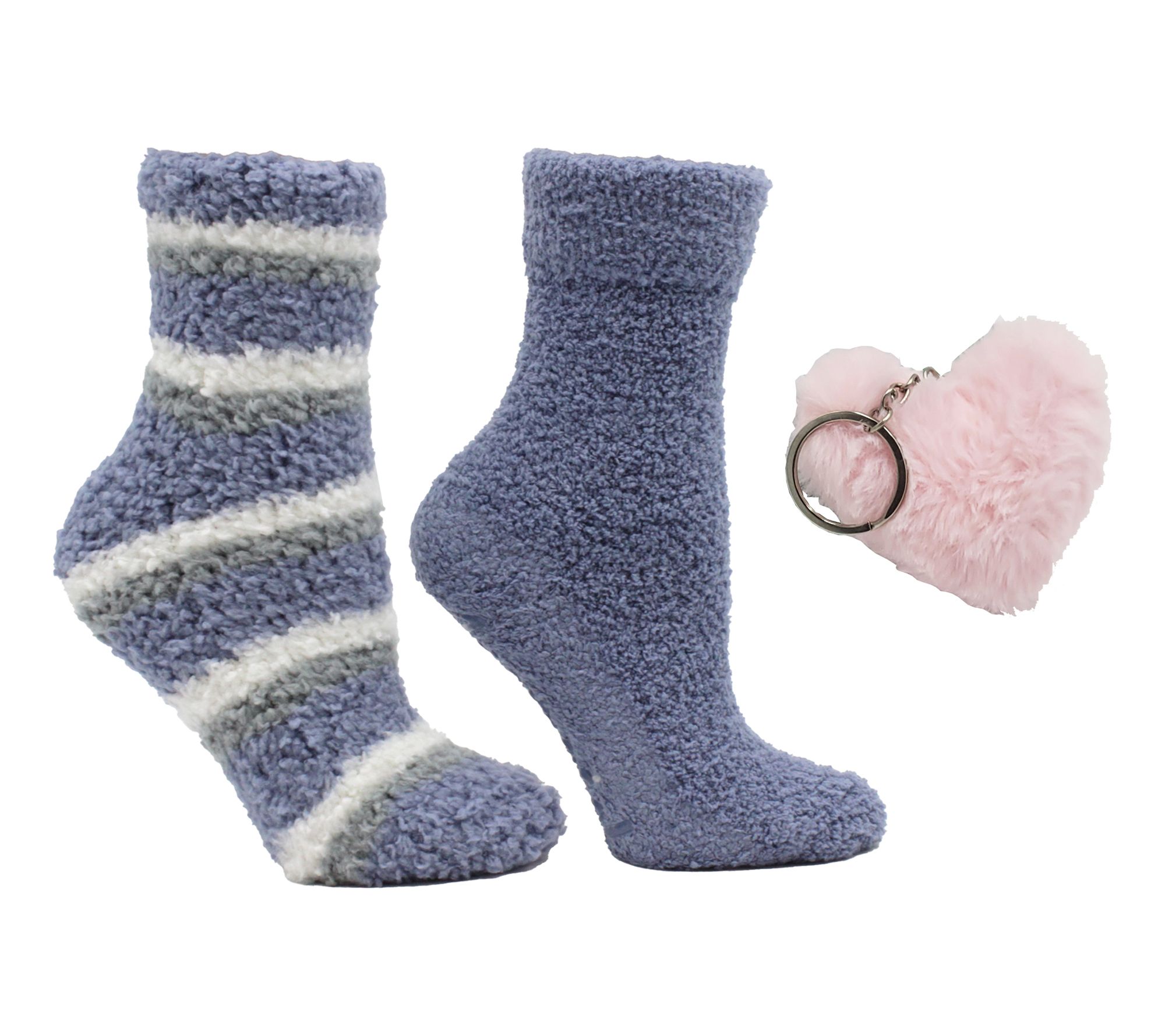 MinxNY Lush & Plush Slipper Socks - 2pk