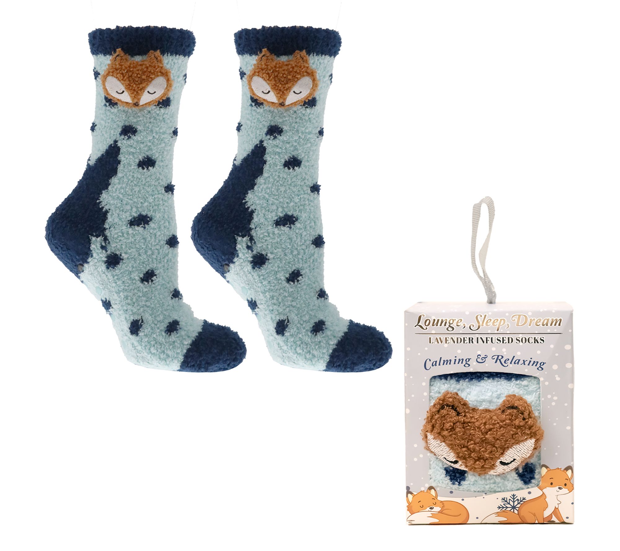 MinxNY Fluffy Lavender & Shea Butter Infused Chenille Socks