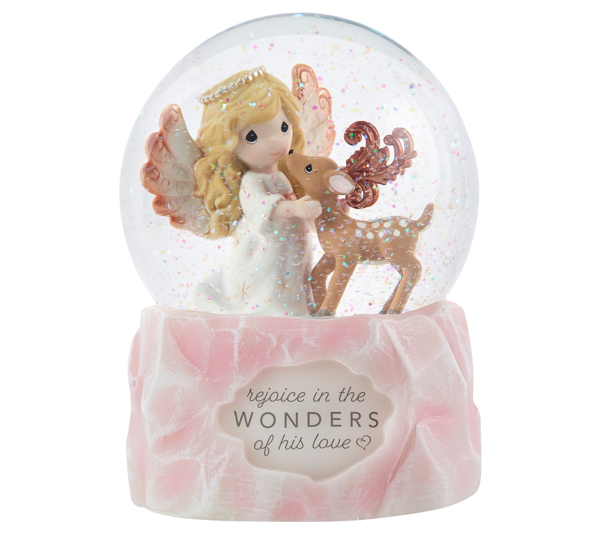 Precious Moments Love Annual Angel Series Musical Snow Globe - QVC.com