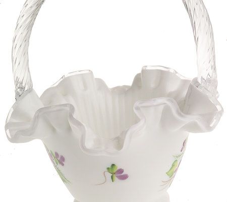 Fenton Louise Piper Signed Art Glass Vase