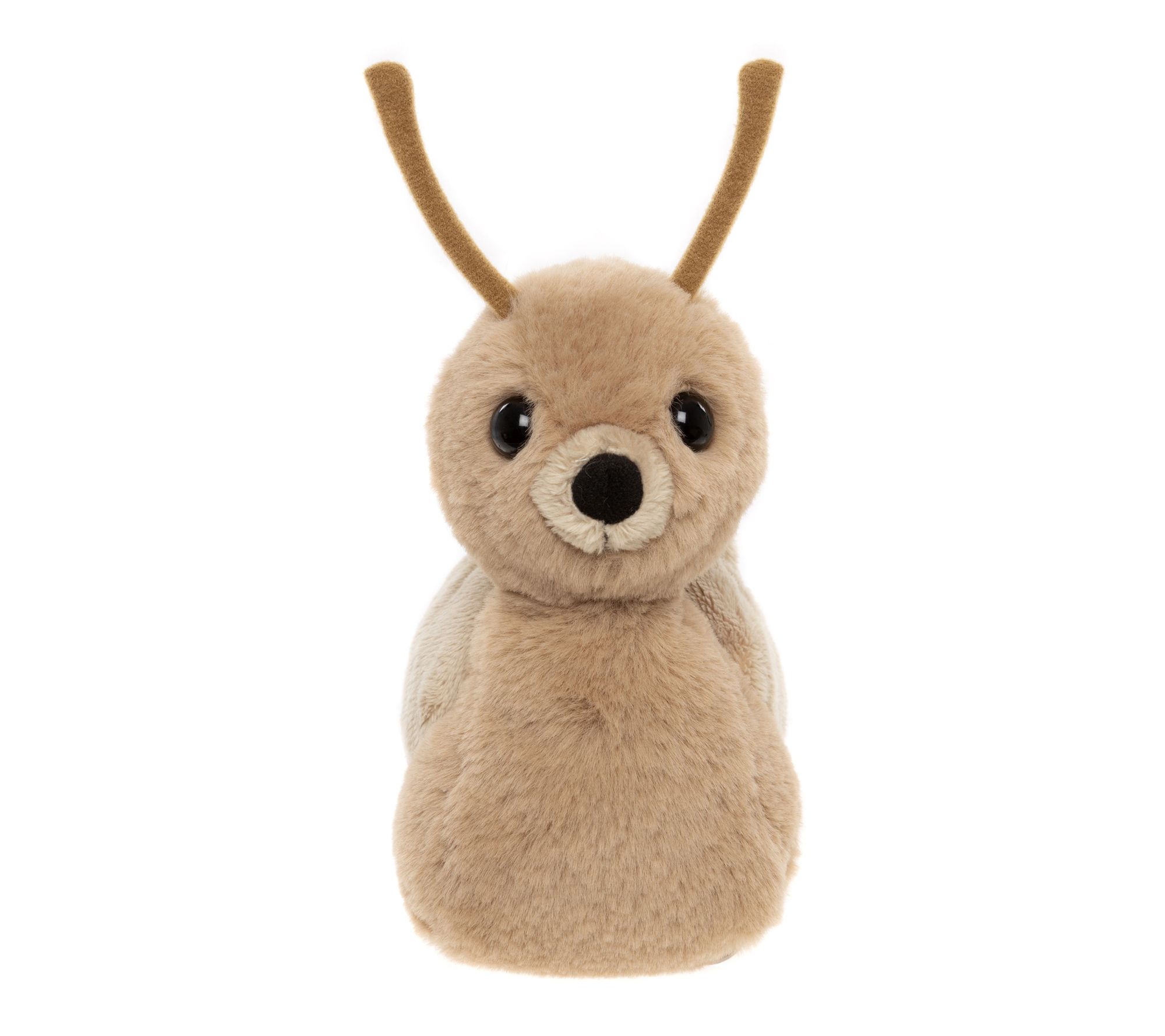 Charlie Bears Soft Plush Saffy Snail in OatmealBrown