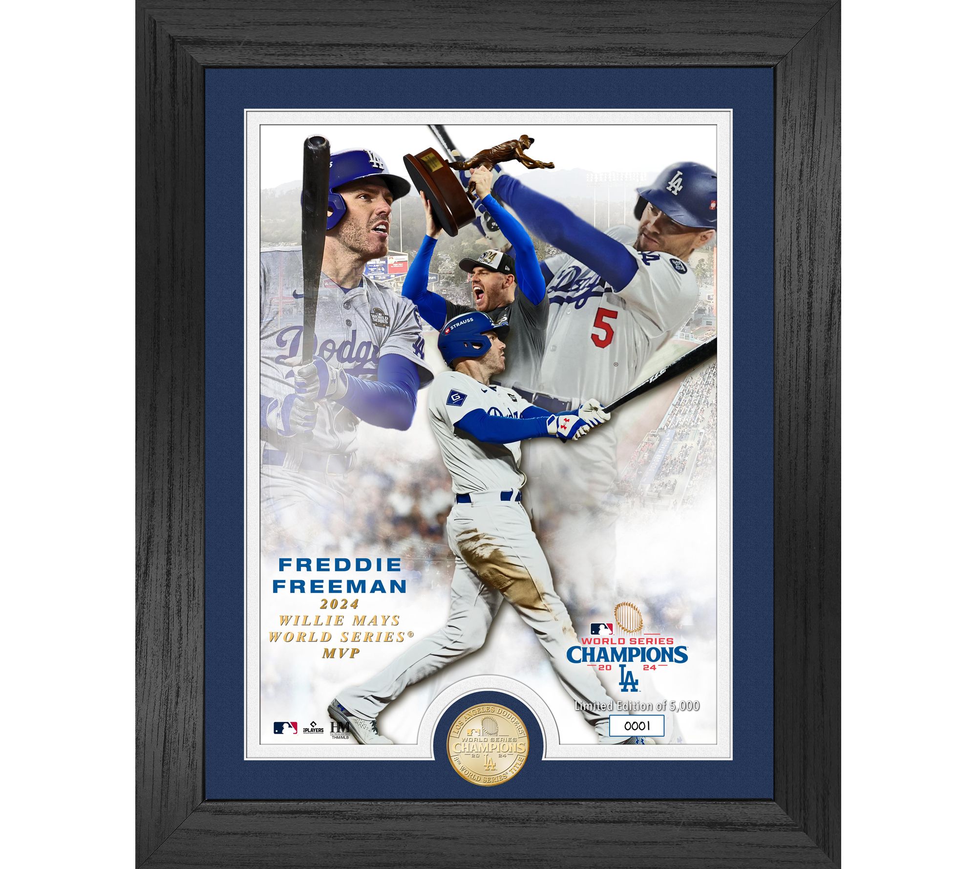 Highland Mint Dodgers 2024 World Series MVP Bronze Coin Photo