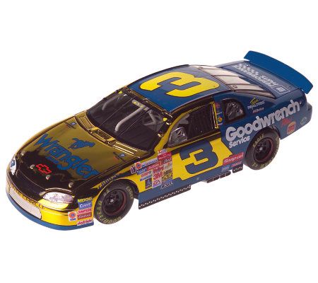 Dale Earnhardt 1999 Wrangler Color Chrome 1:24 Scale Die Cast Car 