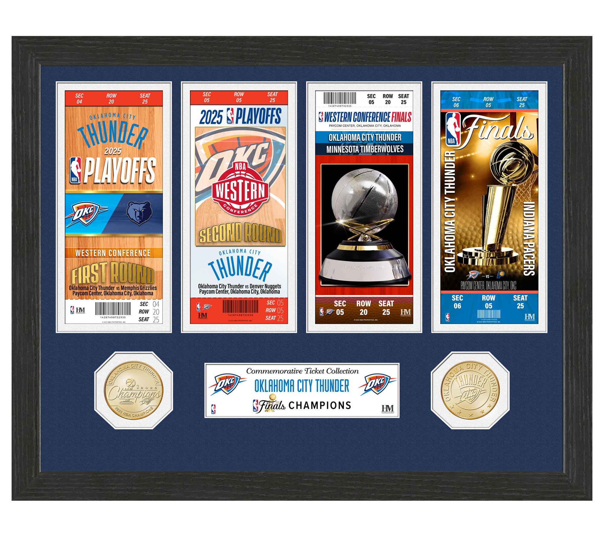 Highland Mint Oklahoma City Thunder 2025 Road to NBA Champ